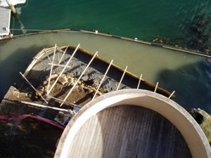 Seawall sediment control system by JPM Stonemasons.